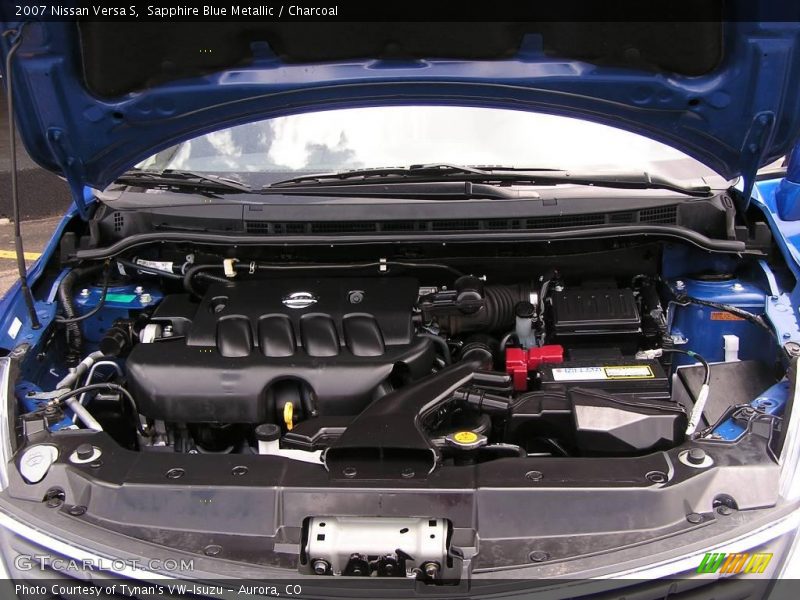 Sapphire Blue Metallic / Charcoal 2007 Nissan Versa S