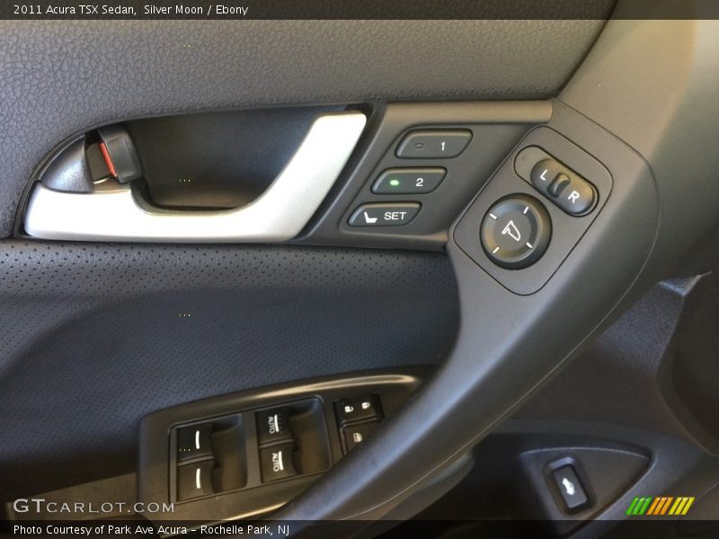 Silver Moon / Ebony 2011 Acura TSX Sedan