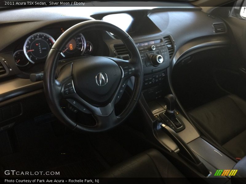 Silver Moon / Ebony 2011 Acura TSX Sedan