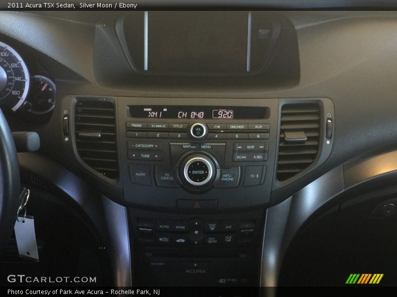Silver Moon / Ebony 2011 Acura TSX Sedan