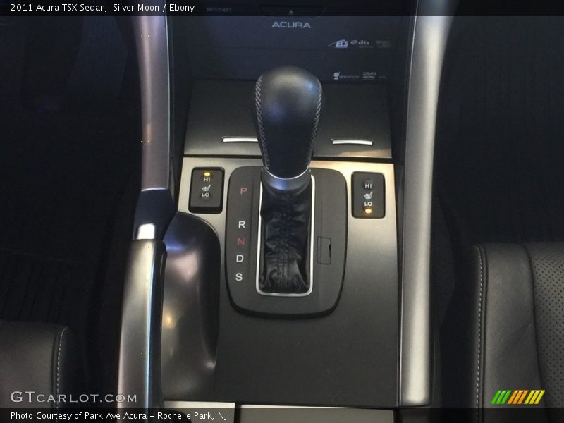 Silver Moon / Ebony 2011 Acura TSX Sedan