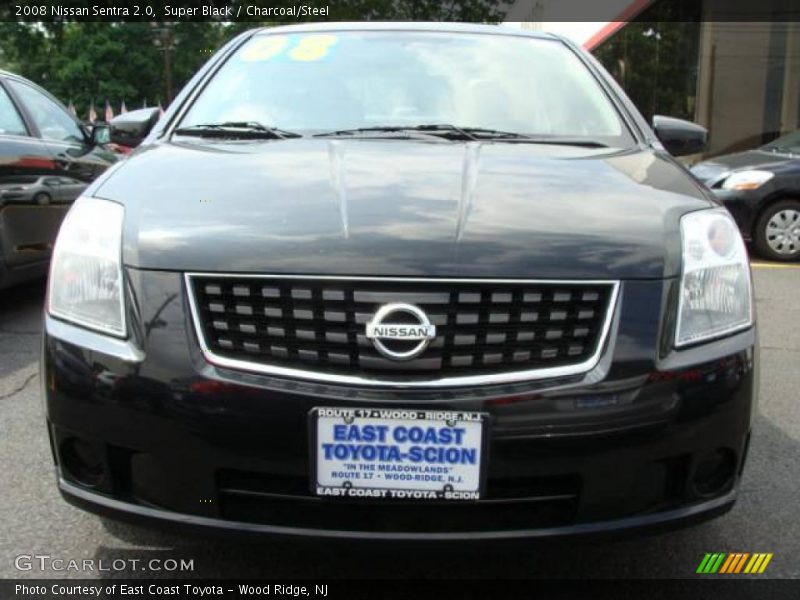 Super Black / Charcoal/Steel 2008 Nissan Sentra 2.0