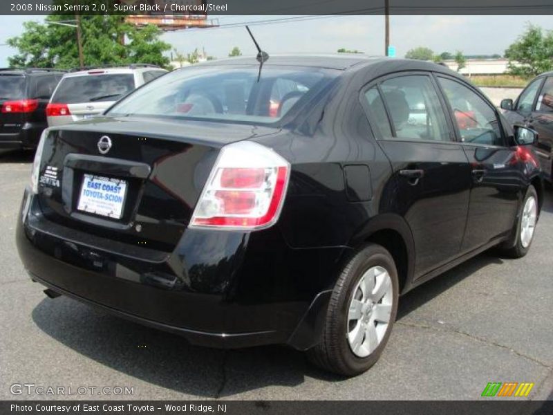 Super Black / Charcoal/Steel 2008 Nissan Sentra 2.0