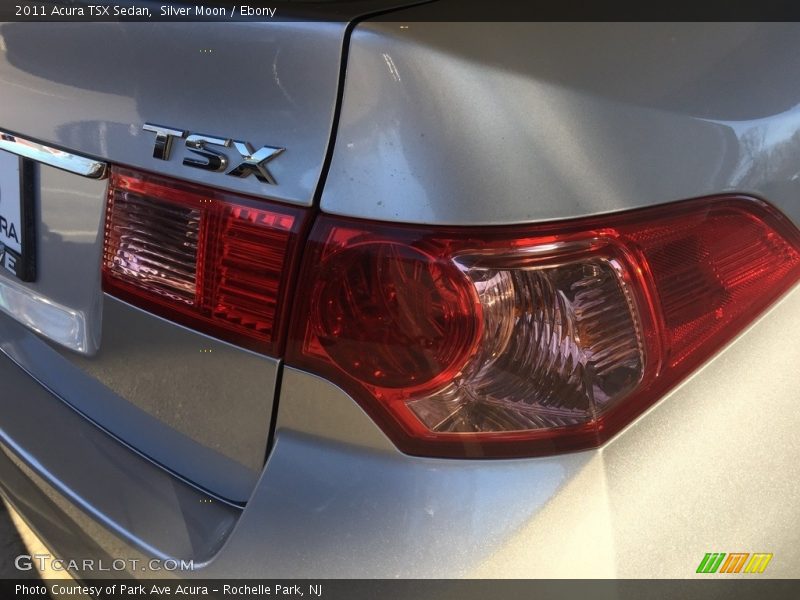 Silver Moon / Ebony 2011 Acura TSX Sedan