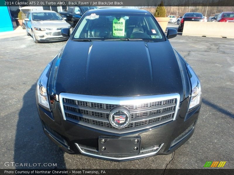 Black Raven / Jet Black/Jet Black 2014 Cadillac ATS 2.0L Turbo AWD