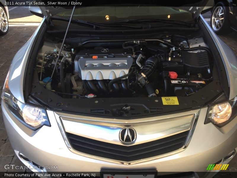 Silver Moon / Ebony 2011 Acura TSX Sedan