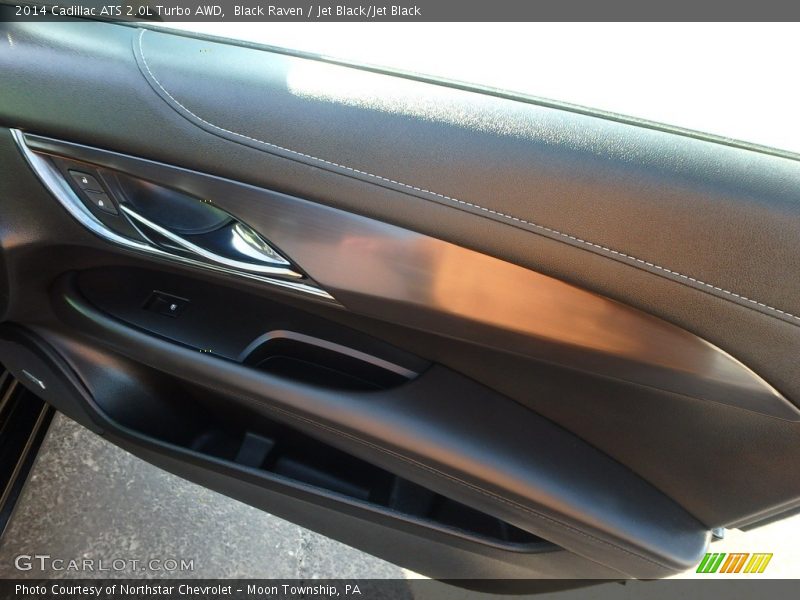 Black Raven / Jet Black/Jet Black 2014 Cadillac ATS 2.0L Turbo AWD