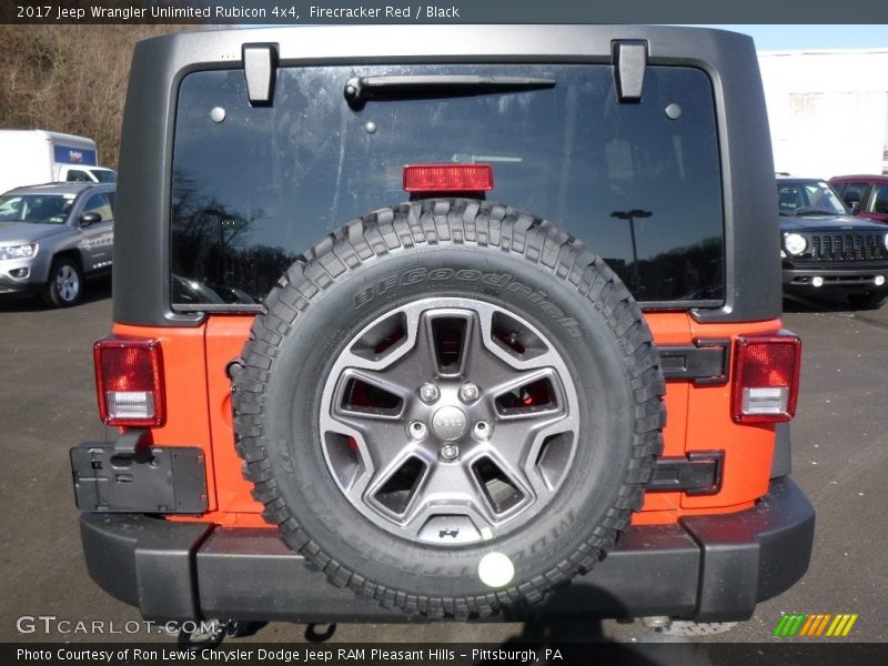 Firecracker Red / Black 2017 Jeep Wrangler Unlimited Rubicon 4x4