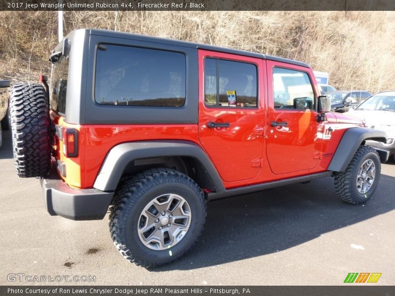Firecracker Red / Black 2017 Jeep Wrangler Unlimited Rubicon 4x4