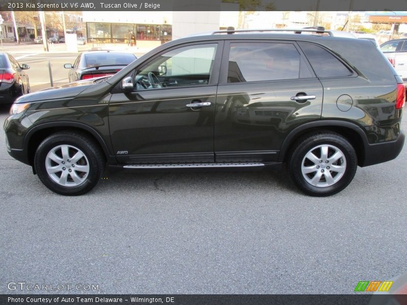  2013 Sorento LX V6 AWD Tuscan Olive