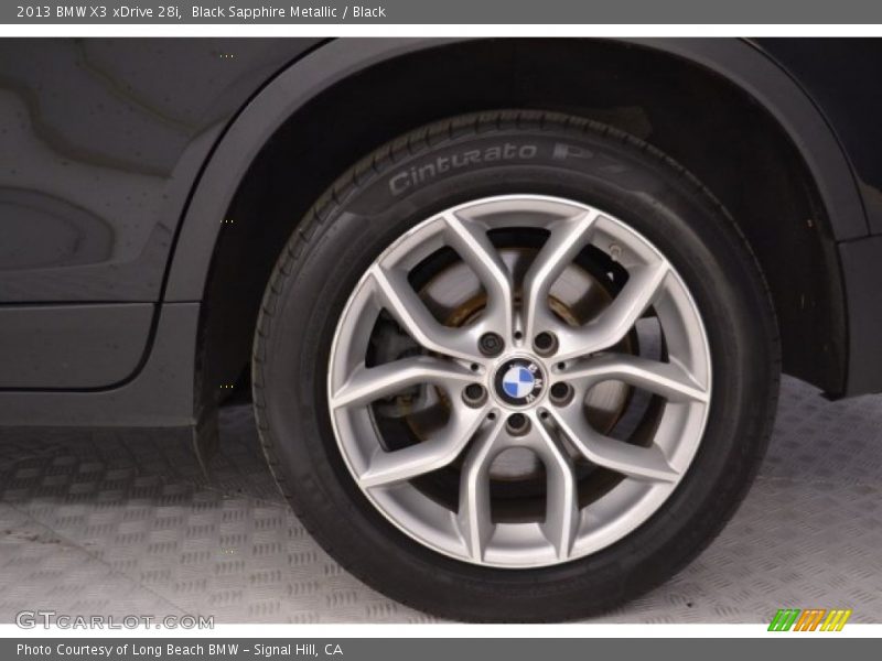 Black Sapphire Metallic / Black 2013 BMW X3 xDrive 28i