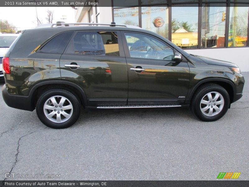 Tuscan Olive / Beige 2013 Kia Sorento LX V6 AWD