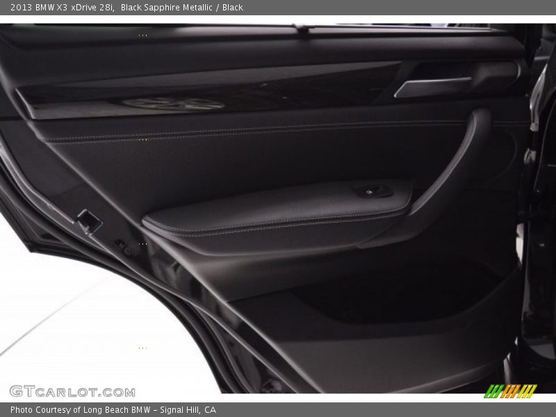 Black Sapphire Metallic / Black 2013 BMW X3 xDrive 28i