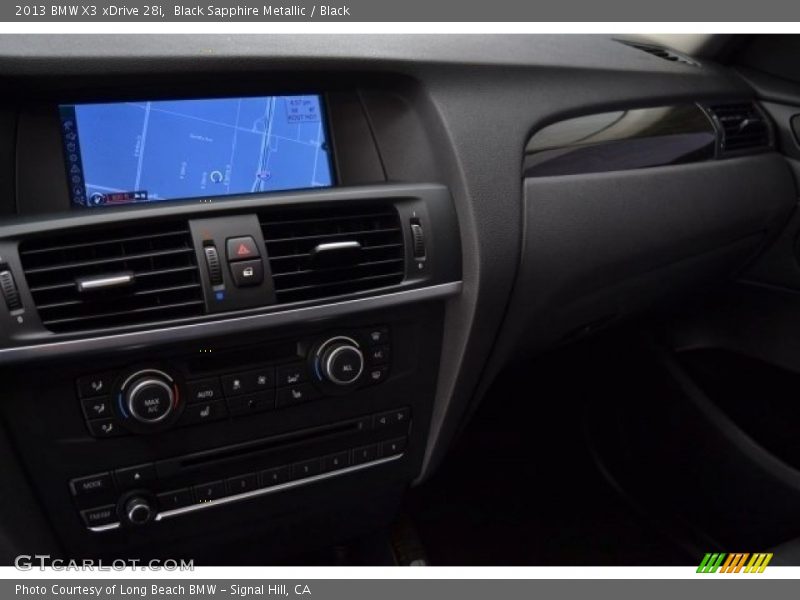 Black Sapphire Metallic / Black 2013 BMW X3 xDrive 28i