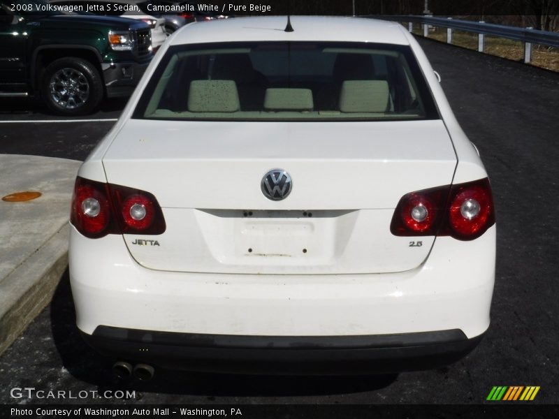 Campanella White / Pure Beige 2008 Volkswagen Jetta S Sedan