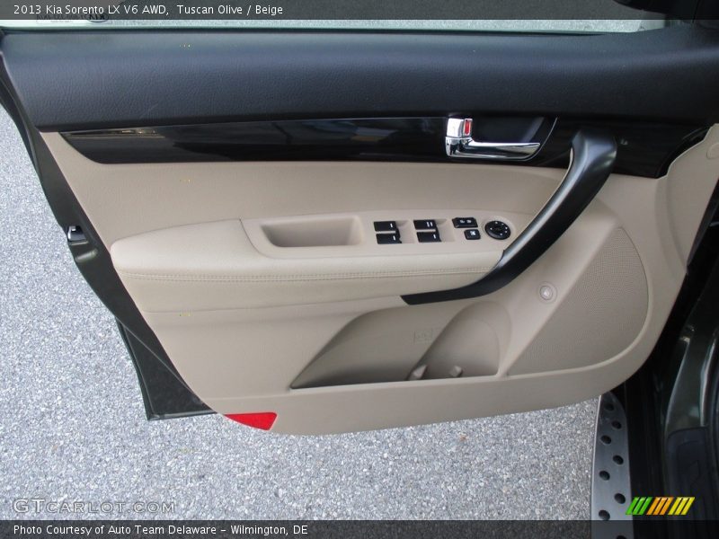 Tuscan Olive / Beige 2013 Kia Sorento LX V6 AWD