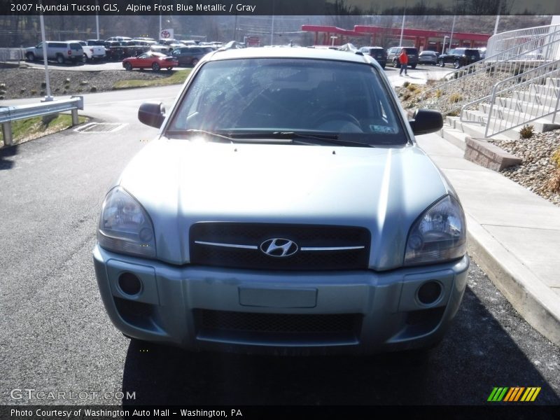 Alpine Frost Blue Metallic / Gray 2007 Hyundai Tucson GLS