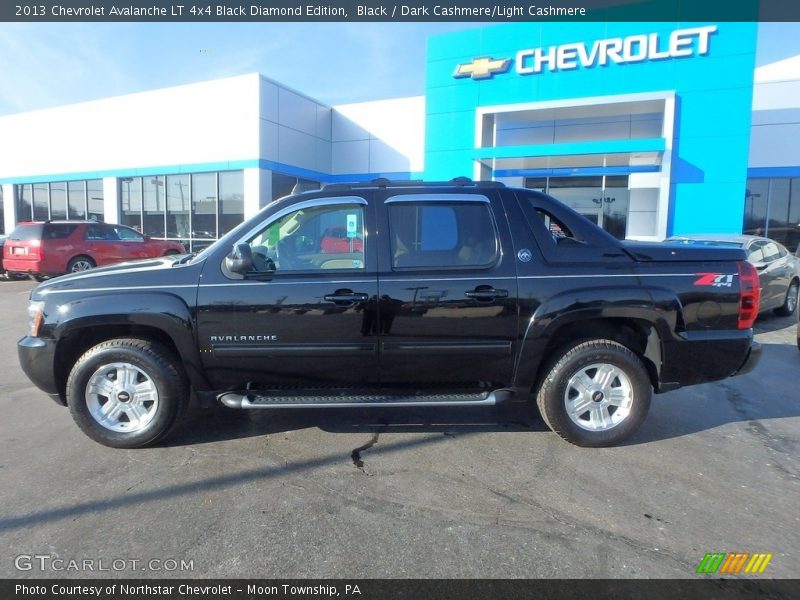Black / Dark Cashmere/Light Cashmere 2013 Chevrolet Avalanche LT 4x4 Black Diamond Edition