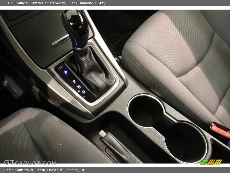 Black Diamond / Gray 2015 Hyundai Elantra Limited Sedan