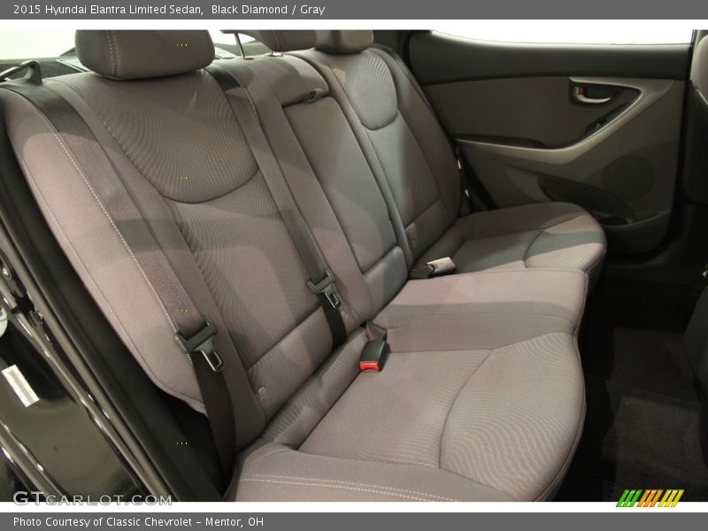 Black Diamond / Gray 2015 Hyundai Elantra Limited Sedan