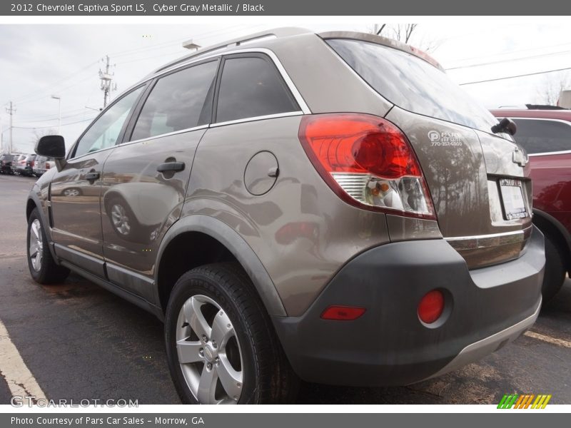 Cyber Gray Metallic / Black 2012 Chevrolet Captiva Sport LS