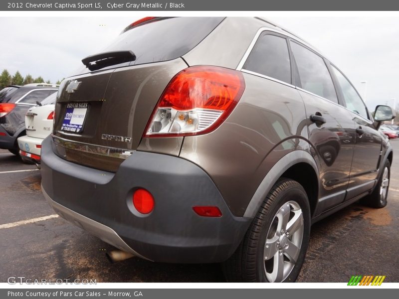 Cyber Gray Metallic / Black 2012 Chevrolet Captiva Sport LS