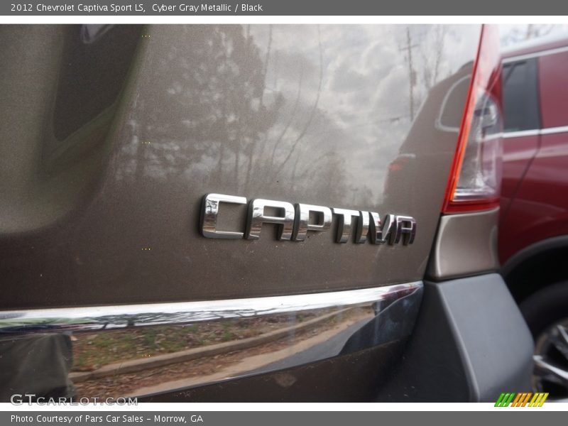 Cyber Gray Metallic / Black 2012 Chevrolet Captiva Sport LS