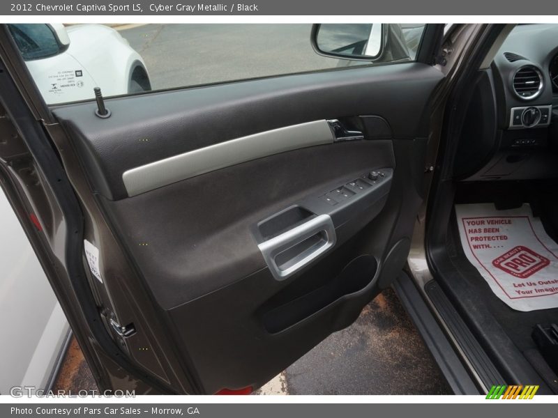 Cyber Gray Metallic / Black 2012 Chevrolet Captiva Sport LS