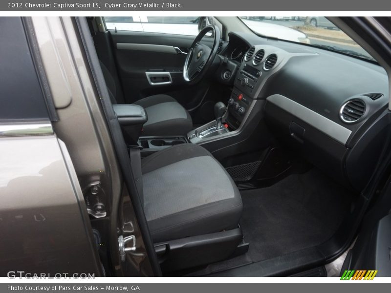 Cyber Gray Metallic / Black 2012 Chevrolet Captiva Sport LS