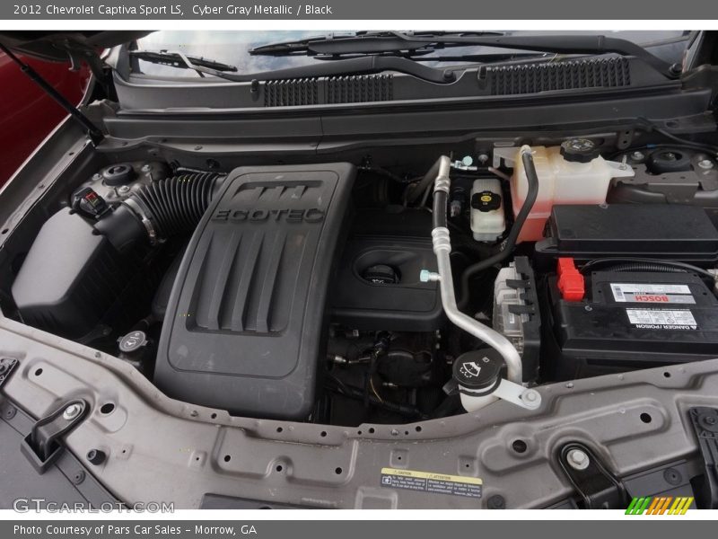Cyber Gray Metallic / Black 2012 Chevrolet Captiva Sport LS