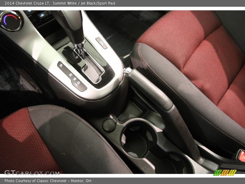 Summit White / Jet Black/Sport Red 2014 Chevrolet Cruze LT