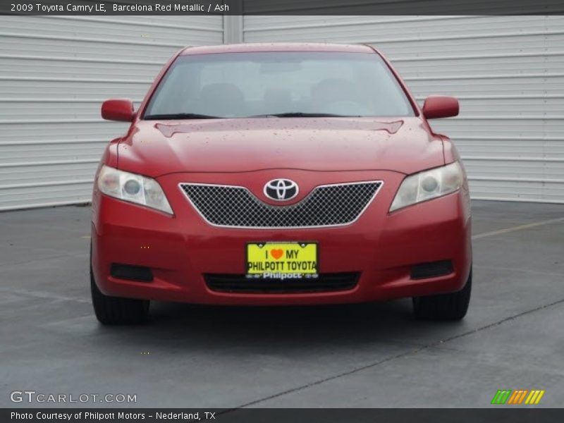 Barcelona Red Metallic / Ash 2009 Toyota Camry LE