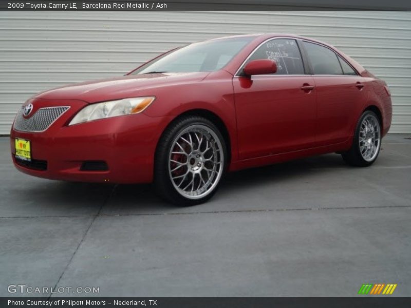 Barcelona Red Metallic / Ash 2009 Toyota Camry LE