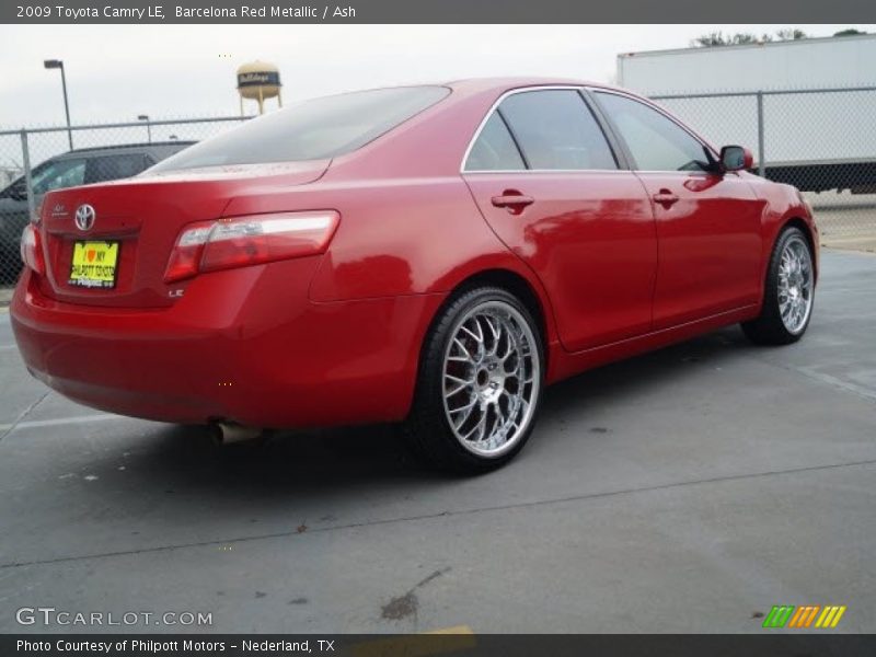 Barcelona Red Metallic / Ash 2009 Toyota Camry LE