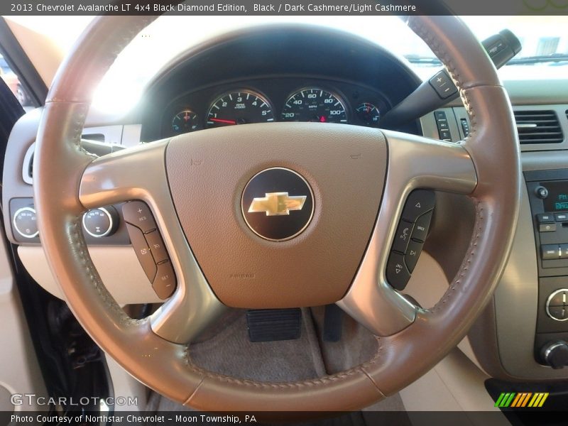 Black / Dark Cashmere/Light Cashmere 2013 Chevrolet Avalanche LT 4x4 Black Diamond Edition