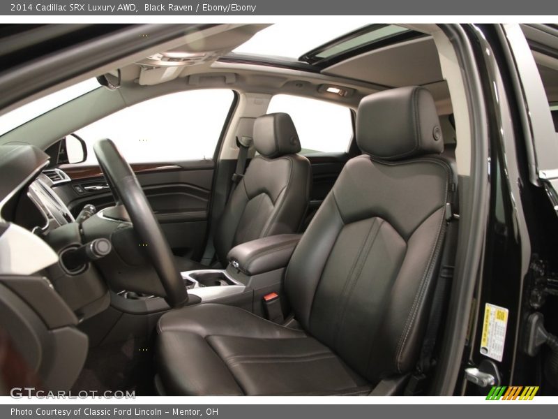 Black Raven / Ebony/Ebony 2014 Cadillac SRX Luxury AWD
