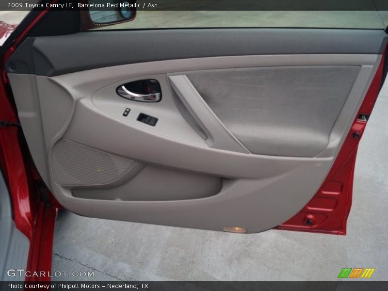 Barcelona Red Metallic / Ash 2009 Toyota Camry LE