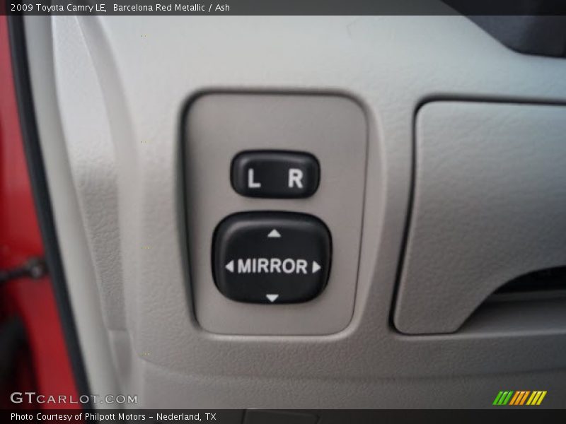 Barcelona Red Metallic / Ash 2009 Toyota Camry LE