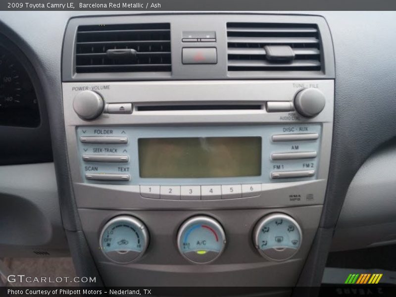 Barcelona Red Metallic / Ash 2009 Toyota Camry LE