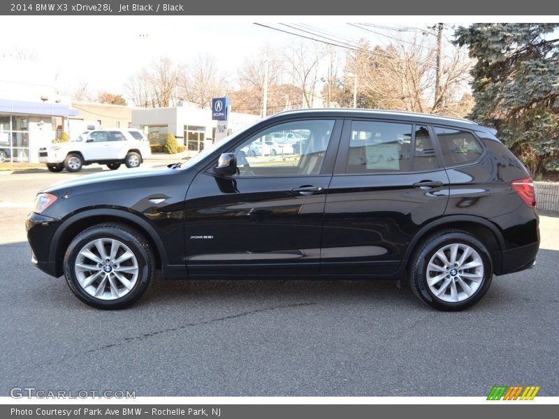 Jet Black / Black 2014 BMW X3 xDrive28i