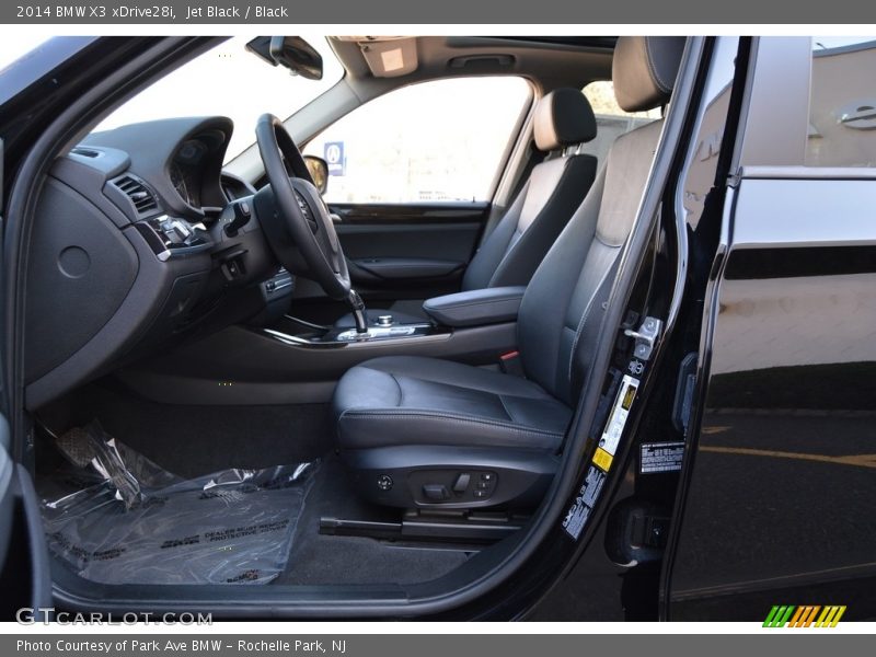 Jet Black / Black 2014 BMW X3 xDrive28i