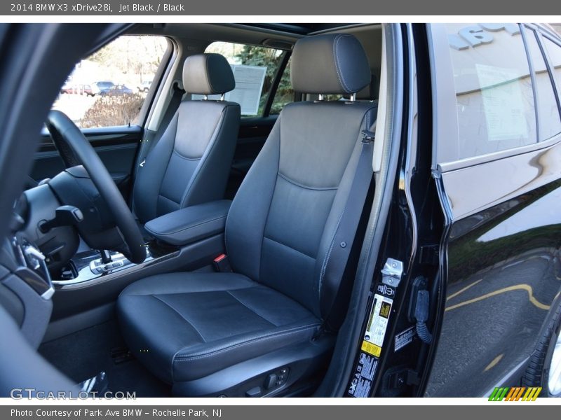 Jet Black / Black 2014 BMW X3 xDrive28i