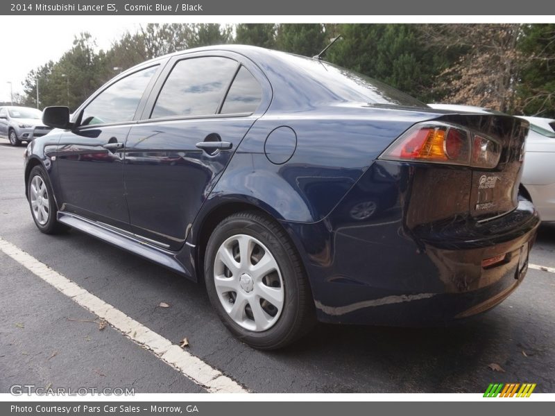 Cosmic Blue / Black 2014 Mitsubishi Lancer ES