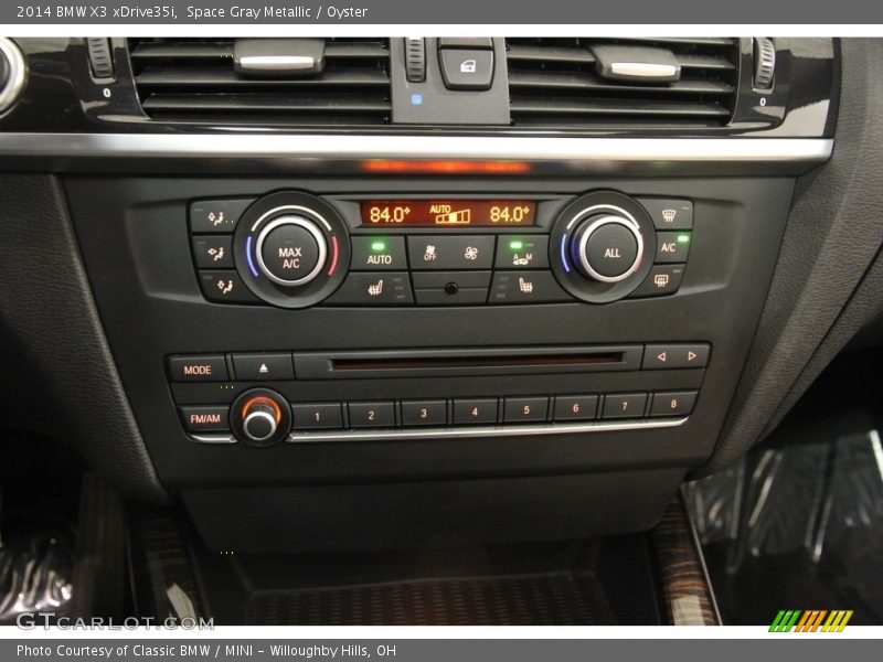 Space Gray Metallic / Oyster 2014 BMW X3 xDrive35i