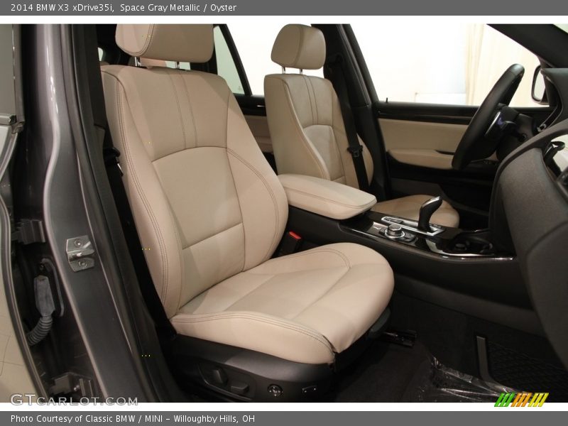 Space Gray Metallic / Oyster 2014 BMW X3 xDrive35i