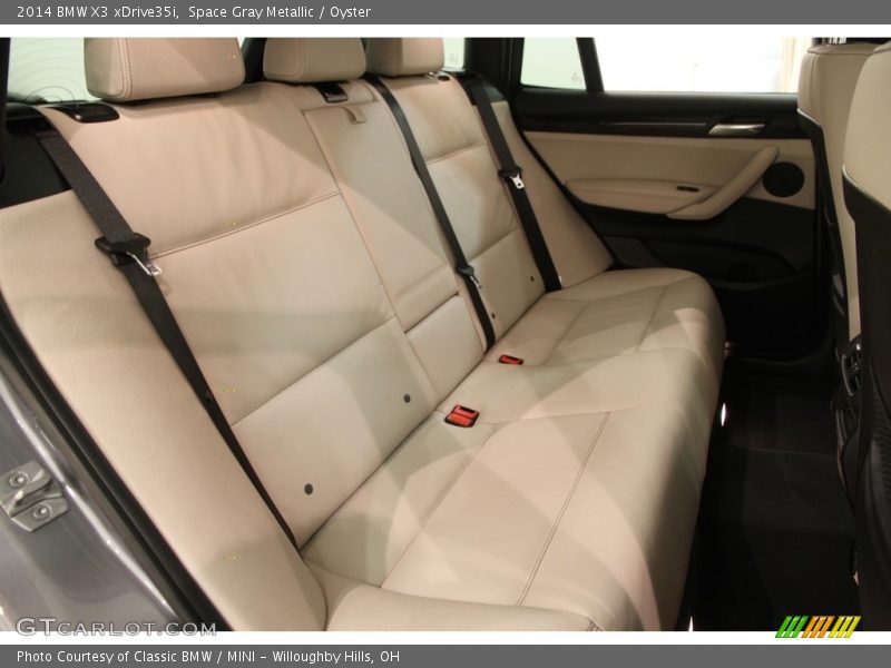 Space Gray Metallic / Oyster 2014 BMW X3 xDrive35i