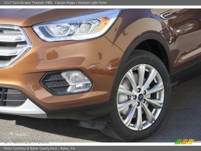 Canyon Ridge / Medium Light Stone 2017 Ford Escape Titanium 4WD