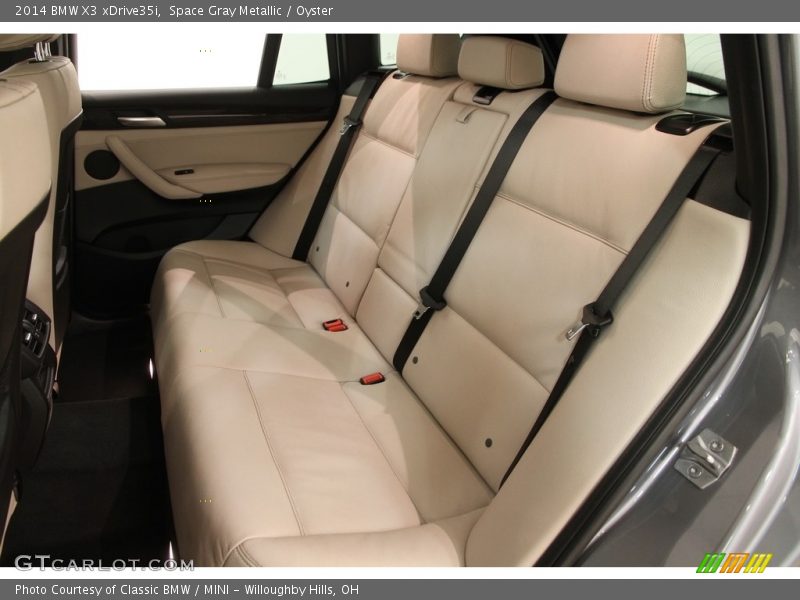 Space Gray Metallic / Oyster 2014 BMW X3 xDrive35i