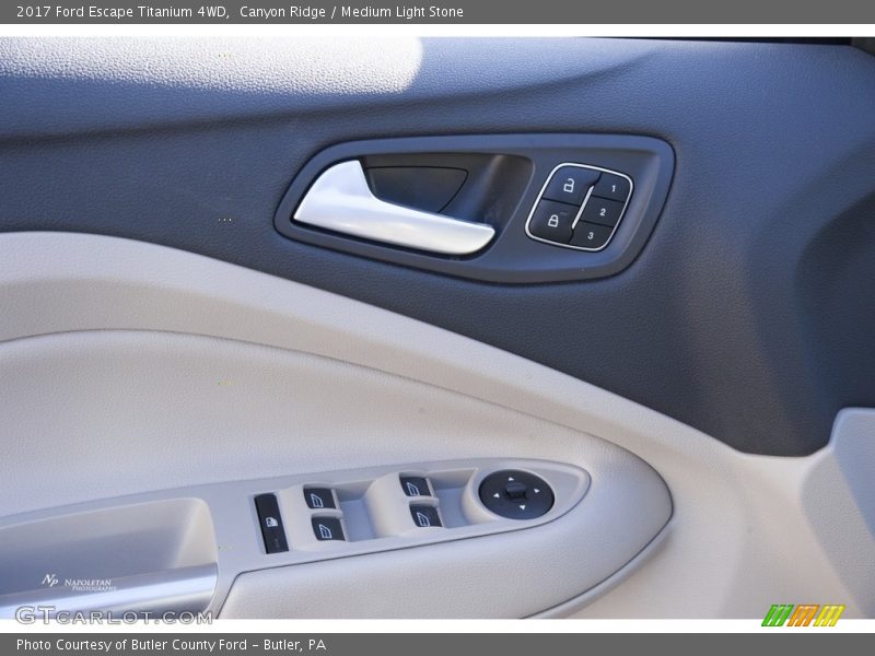 Canyon Ridge / Medium Light Stone 2017 Ford Escape Titanium 4WD