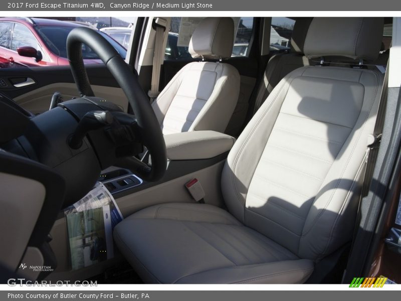 Canyon Ridge / Medium Light Stone 2017 Ford Escape Titanium 4WD